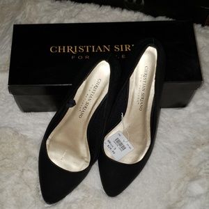 Christian Siriano textured flats